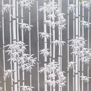 sticker sandblast motif bambu